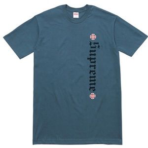 AUTHENTIC SUPREME X INDEPENDENT TEE SHIRT